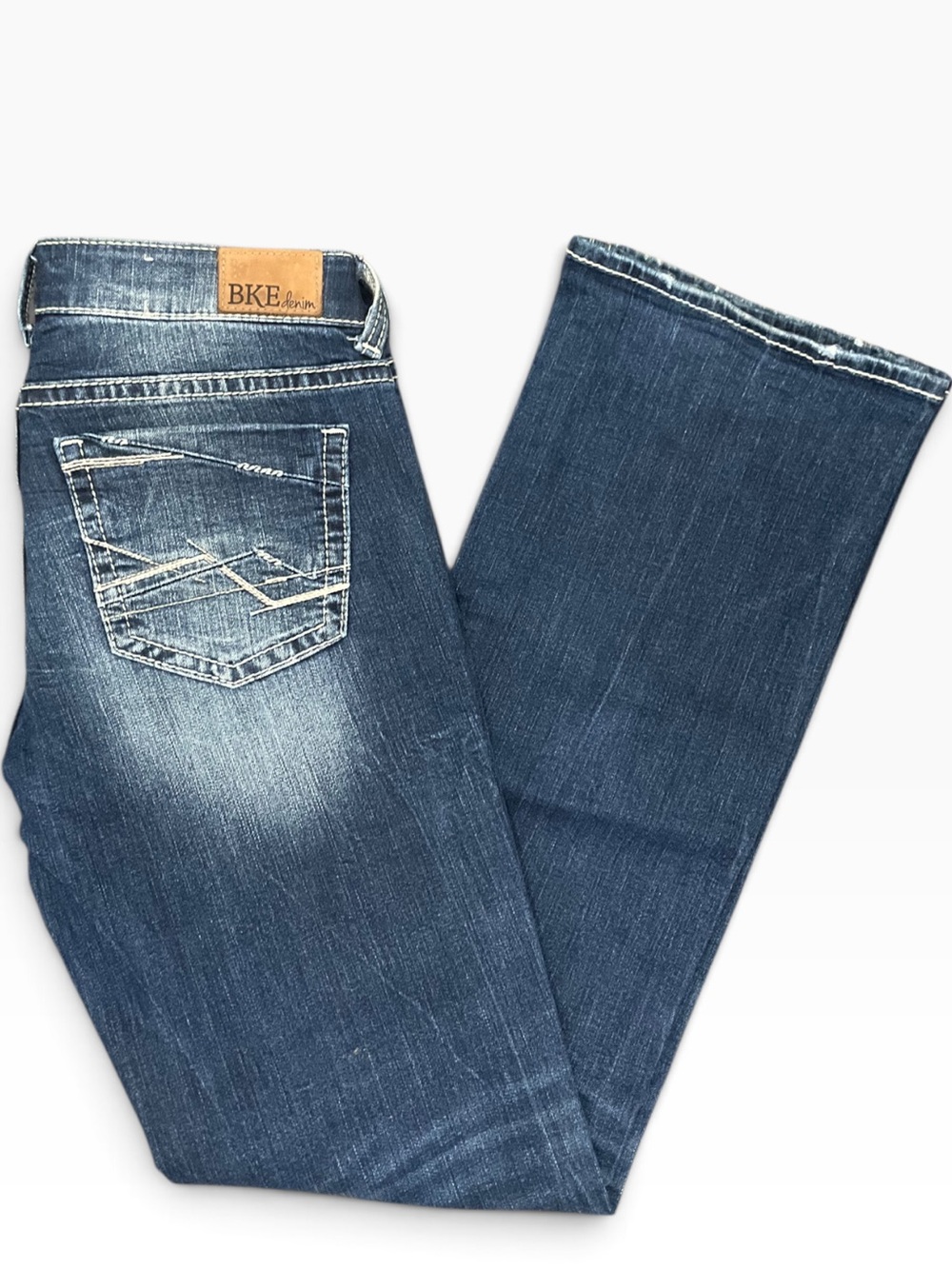 BKE Buckle Denim Women’s Stella Distresssed Flare Bootcut Sz 28 X 33.5 EUC